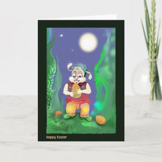 *Little Pasen bunny* Feestdagen Kaart (Voorkant)