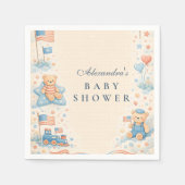 Little Patriot Welcome Baby Shower Servet (Voorkant)