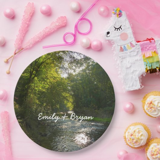 Little Patuxent River van Savage Park Papieren Bordje (Feest)