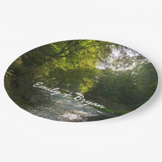 Little Patuxent River van Savage Park Papieren Bordje (Gekanteld)