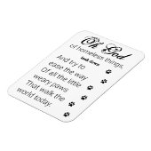 Little Paws Prayer for Homeless Dogs & Cats Magneet (Linkerzijde)