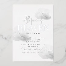 Little Peace of Heaven Grey Cloud Baby shower