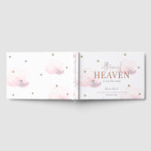 Little Peace of Heaven Pink Cloud Meisje Baby show Gastenboek (Volledig)