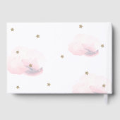 Little Peace of Heaven Pink Cloud Meisje Baby show Gastenboek (Achterkant)