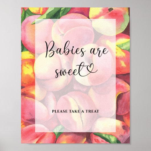 little peach - baby's zijn lief poster (Voorkant)