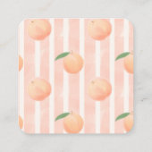 Little Peach Diaper Raffle Enclosure Card Informatiekaartje (Achterkant)