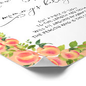 Little Peach Hoe groot is mama's buik Poster (Hoek)