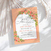 Little Peach is op de weg Baby shower Kaart