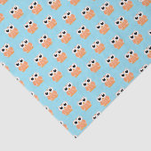 "Little Peach Owl" Tissuepapier (Detail)