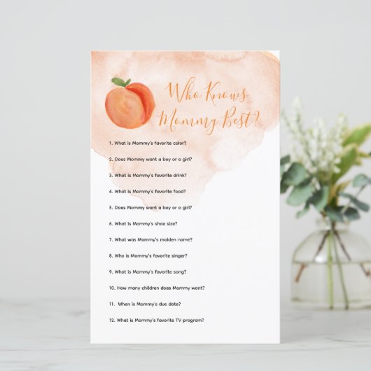 Little Peach zomer die weet mammie beste spel (Staand voorkant)