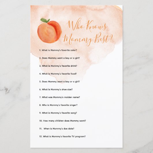 Little Peach zomer die weet mammie beste spel (Voorkant)