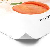 Little Peach Zomerluier Raffle teken Poster (Hoek)