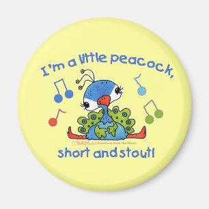 Little Peacock Short en Stout Magneet