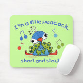 Little Peacock Short en Stout Muismat (Met muis)