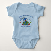 Little Peacock Short en Stout Romper (Voorkant)