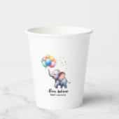 Little Peanut baby Elephant baby shower Papieren Bekers (Voorkant)