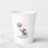Little Peanut baby Elephant baby shower Papieren Bekers (Voorkant)