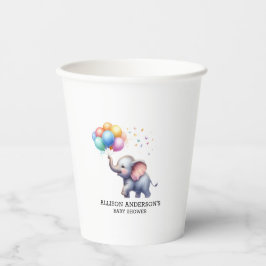 Little Peanut baby Elephant baby shower Papieren Bekers