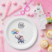 Little Peanut baby Elephant baby shower Papieren Bordje (Feest)