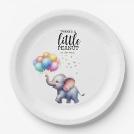Little Peanut baby Elephant baby shower Papieren Bordje