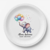 Little Peanut baby Elephant baby shower Papieren Bordje (Voorkant)