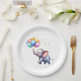 Little Peanut baby Elephant baby shower Papieren Bordje