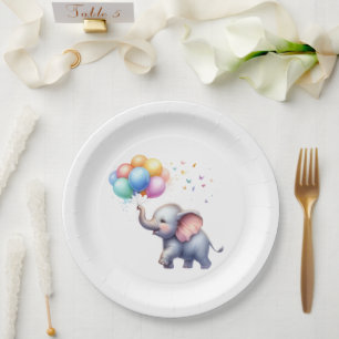 Little Peanut baby Elephant baby shower Papieren Bordje
