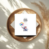 Little Peanut baby Elephant baby shower Servet