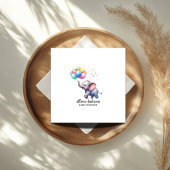 Little Peanut baby Elephant baby shower Servet