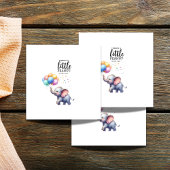 Little Peanut baby Elephant baby shower Servet