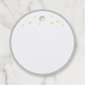 Little Peanut Baby shower Geslachtsneutrale olifan Bedankjes Labels (Achterkant)