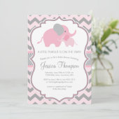 Little Peanut Baby shower Invitation Kaart (Staand voorkant)
