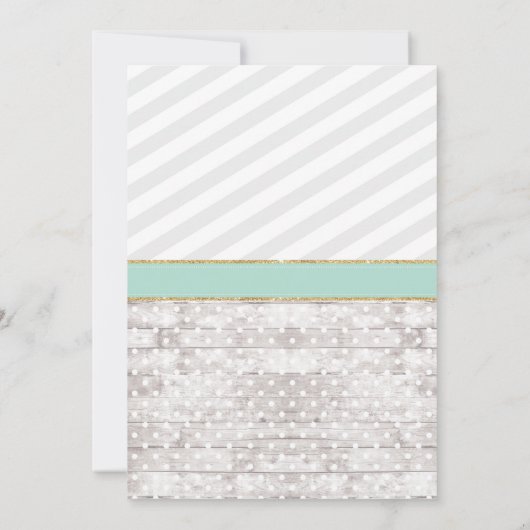 Little Peanut Baby shower Invitation Kaart (Achterkant)