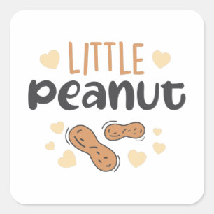 Little Peanut Baby Vierkante Sticker