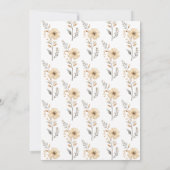 Little Peanut Blue Baby Elephant Baby shower Kaart (Achterkant)