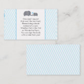 Little Peanut Book Request Kaart voor Invite (Voorkant / Achterkant)