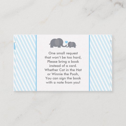 Little Peanut Book Request Kaart voor Invite (Voorkant)