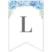 Little Peanut Boy Blue Olifant Douche Sprinkle Vlaggetjes (Tweede vlag)