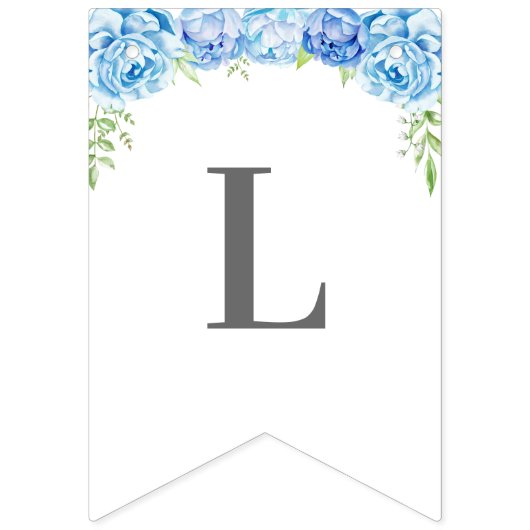 Little Peanut Boy Blue Olifant Douche Sprinkle Vlaggetjes (Tweede vlag)