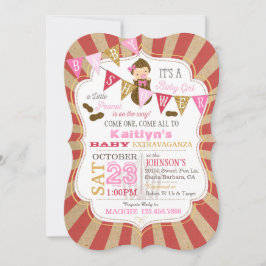 Little Peanut Carnival Baby shower Uitnodiging