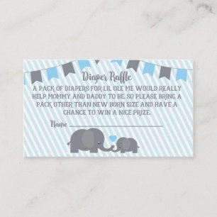Little Peanut Diaper Raffle Kaart