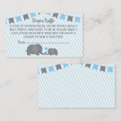 Little Peanut Diaper Raffle Kaart (Voorkant / Achterkant)