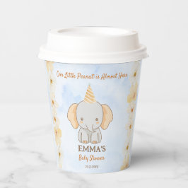Little Peanut Dreams - Elephant Baby shower Papieren Bekers