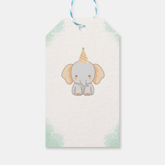 Little Peanut Dreams Elephant Cadeaulabel (Achterkant)