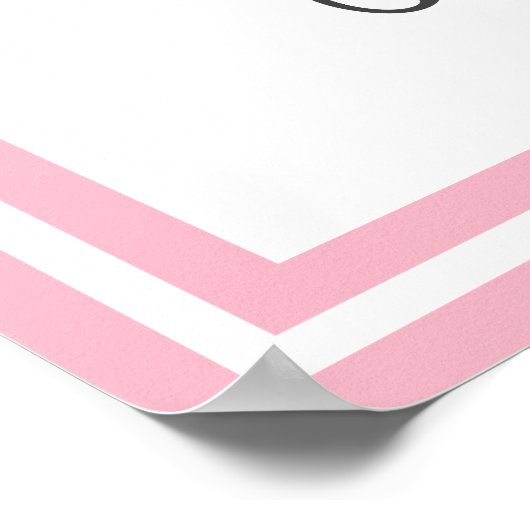 Little Peanut Elephant Baby Girl Shower Poster (Hoek)