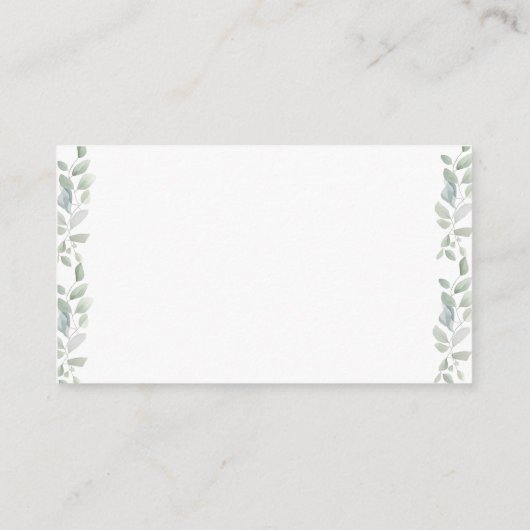 Little Peanut Elephant Baby shower Boeken voor Bab Informatiekaartje (Achterkant)