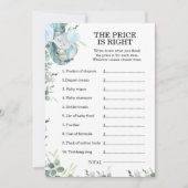 Little Peanut Elephant Baby shower Game Kaart (Voorkant)