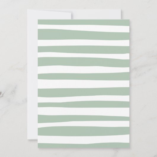 Little Peanut Elephant Baby shower Invitation Kaart (Achterkant)