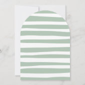 Little Peanut Elephant Baby shower Invitation Kaart (Achterkant)