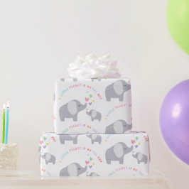 Little Peanut Elephant | BABY SHOWER | Regenboog Cadeaupapier
